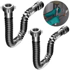 Sifão Sanfonado Universal 61cm Cromado | Astra | Kit C/ 2 Un